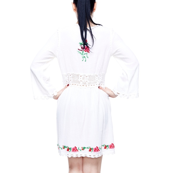 BLUE + Paloma Floral Lux Summer Dress NWT - Picture 3 of 4